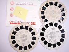 View-Master - Yellowstone National Park 3 reels 126, 127, 128 -EG3