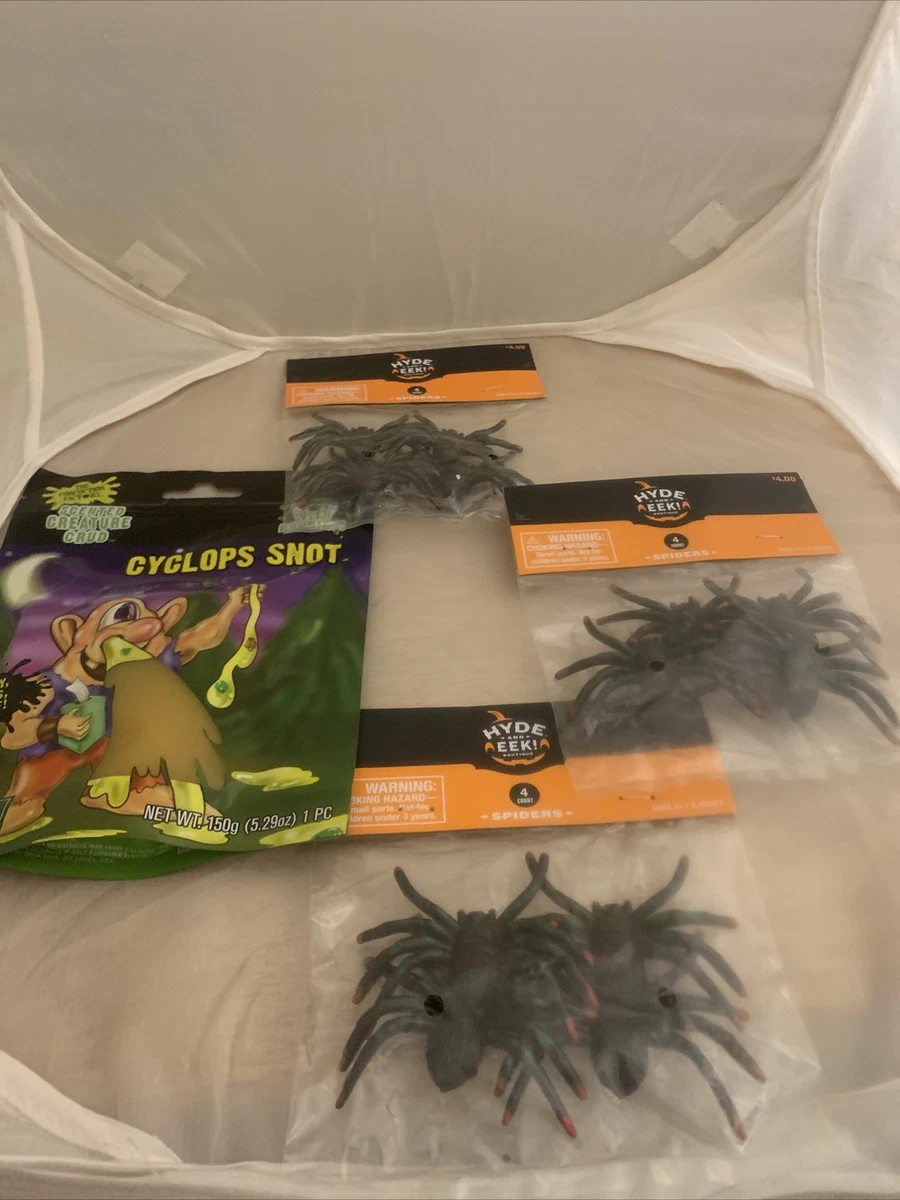 Halloween plastic spiders deals