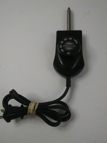 CABLE DE ALIMENTACIÓN rejilla de sartén eléctrica PRESTO modelo 0690005 - Imagen 2 de 3