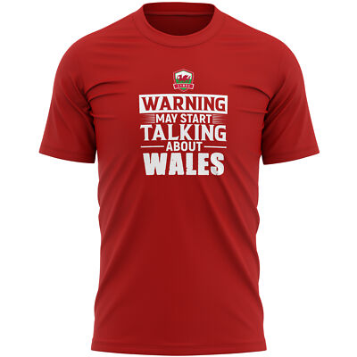 Mens Cymru Rugby Warning May Start Talking About Wales T Shirt shirt Country ...