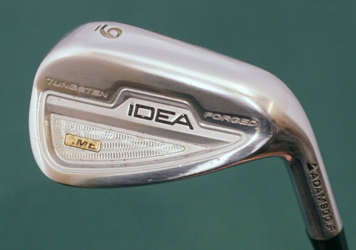 Adams Idea CMB Tungsten Forged 8 Iron Stiff Steel Shaft Golf Pride Grip Adams Idea CMB Tungsten Forged 8 Iron Stiff Steel Shaft Golf Pride Grip