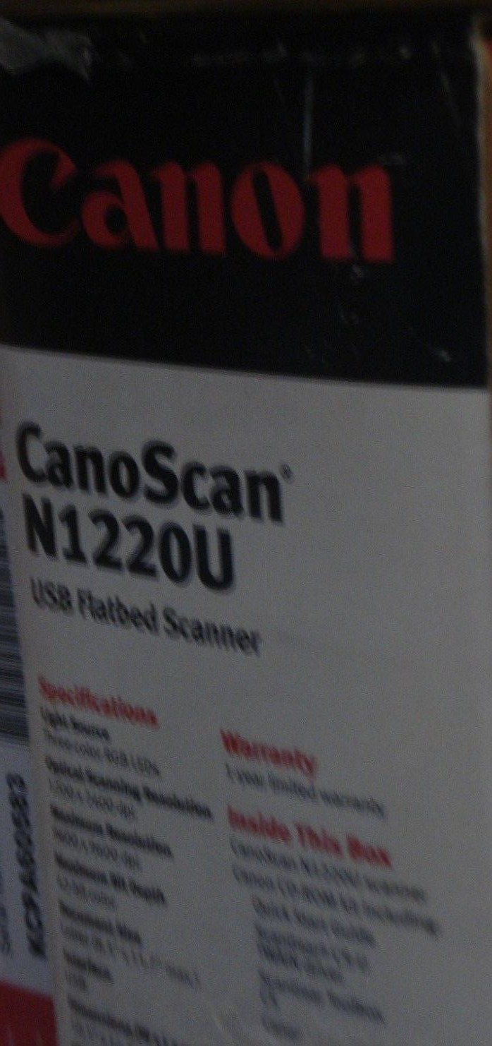 Canoscan n1220u windows 7 drivers