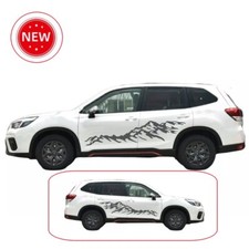 For Subaru Forester Off Road Decals Graphic Mountain Side Door Car Sticker Kit