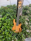 Batking Ukulele Electric Bass Uke Aquila String F/Italy EADG Ash Wood