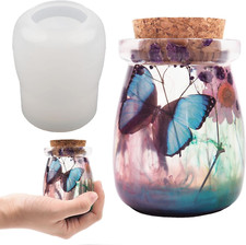 Silicone Jar Mold - Multi-Purpose Soap, Candle, Coffee Cup  Resin Mold