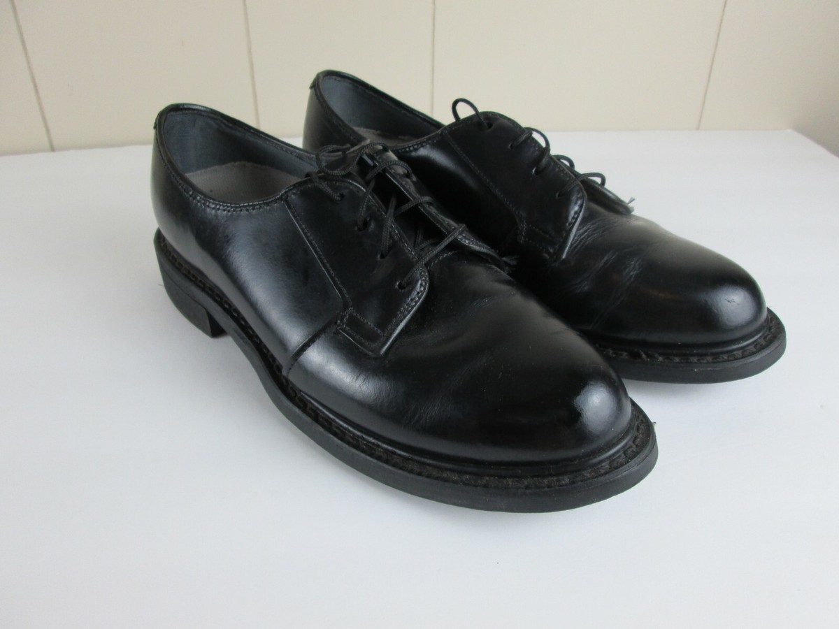 【AVONITE HYPALON】サービスシューズ 米軍ミリタリー Vibram Avonite Hypalon High Gloss Black Military Dress Shoes Men