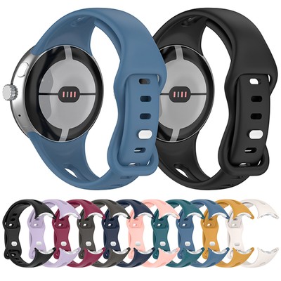 Silikon Skinny Watch Band Small Slim Rubber Band für Google Pixel Watch 1/2