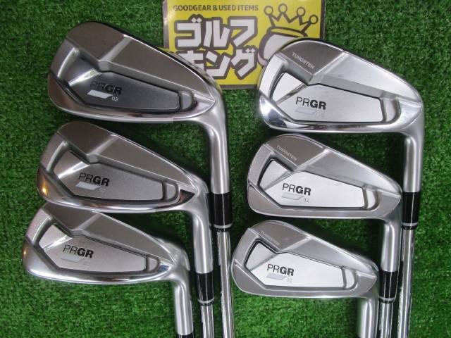 プロギア PRGR 02 #5 NS PRO MODUS3 TOUR105 S Golf Iron Set PRGR 02 2023 N.S.PRO MODUS3 TOUR105 (S) 6pcs 5-P