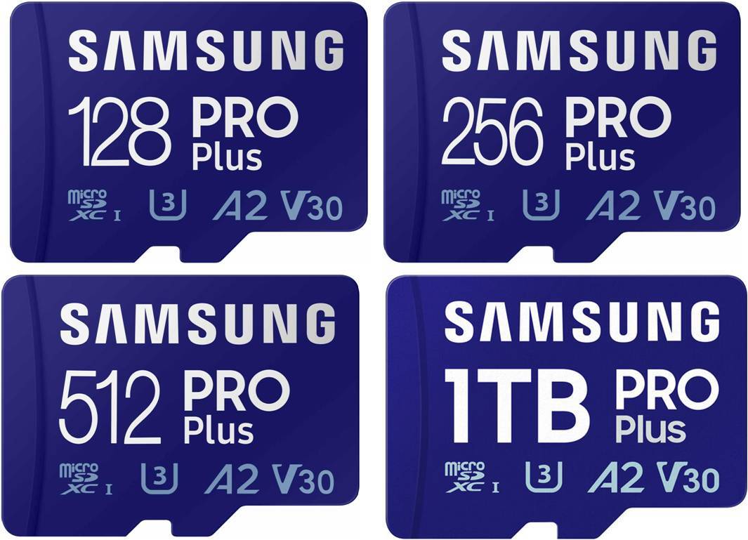 Samsung Micro SD Pro Plus (New) 180MB/s Flash Memory Card 1TB