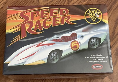 2008 POLAR LIGHTS SPEED RACER MACH V MODEL KIT FACTORY SEALED