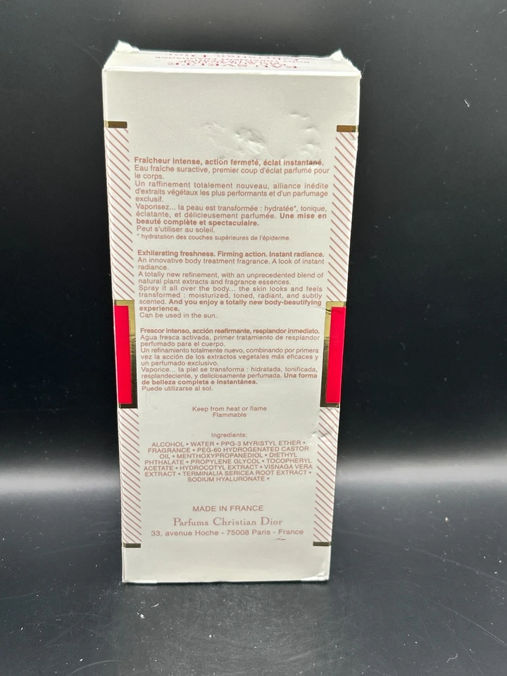 CHRISTIAN DIOR EAU SVELTE 100ML BODY TREATMENT DUFT (NEU MIT BOX) - Bild 3 von 4