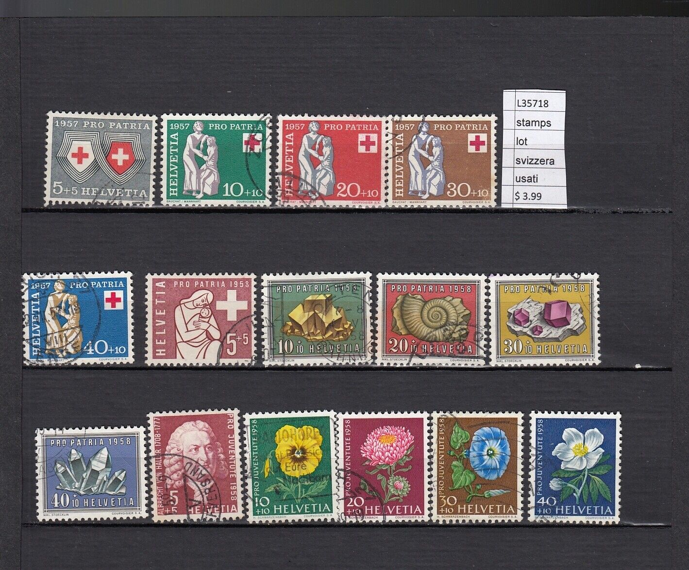 STAMPS LOT Max 47% OFF SWITZERLAND L35718 Outlet SALE USED