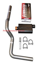 Fits 88-97 Ford F150 Mandrel Bent Exhaust W Flowmaster Super 44 Muffler