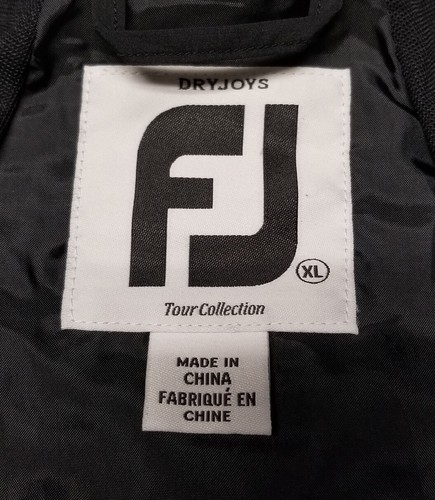 Footjoy Dryjoys FJ Long Sleeve 1/2 Zip Golf Pullover Wind Shirt Jacket Mens XL - Picture 9 of 11