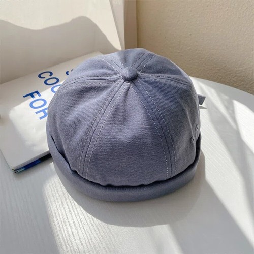 Brimless Hat Unisex Melon Docker Cap Cotton Bucket Cap Men Women Skullcap - Picture 9 of 15