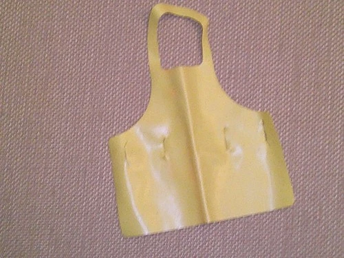 Vintage Barbie - Barbie's Friendship Yellow Vinyl Smock (No Tie)