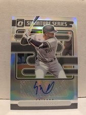 Luis Robert 2021 Donruss Optic Silver Holo Prizm Signature Series Auto