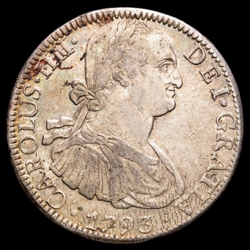 Carlos IIII 8 Reales (26,97g) 1793 México F·M AC-955 EBC- - Bild 2 von 3