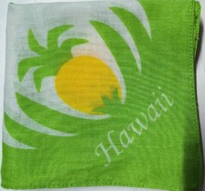 USED HANDKERCHIEF VINTAGE BANDANA PATTERN COTTON 20" POCKET SQUARE HANKY