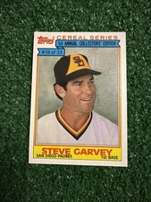 1984 Topps Cereal Series #18 Steve Garvey San Diego Padres AG1