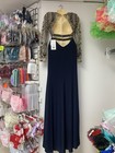Sherri Hill Size 2 Navy Blue Beaded 2Pc Beaded Prom Homecoming Pageant Dress NWT — photo 3