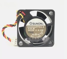 SUNON KD0502PFB3-8 2510 DC5V 0.3W 2.5CM 3-Pin Silent Cooling Fan