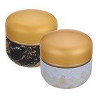 2Pcs Kitchen Supplies Small Tea Storage Jars Flower Tea Storage Jars for Home