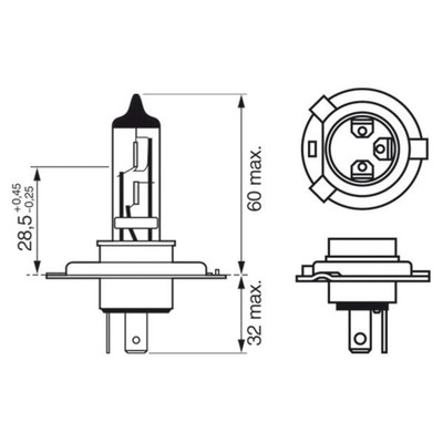 Glühlampe, Hauptscheinwerfer Ultra White DBL BOSCH 1 987 301 440, 2 Stück [M]