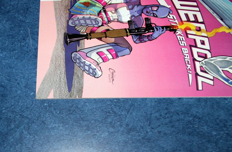 GWENPOOL strikes back #1 1:50 Amanda Connor Variant Marvel Comics 2019 RARE NM - Image 4 of 4