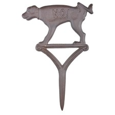 Esschert Design HB15 Dog Sign Peeing No , Brown,Plaques  Signs