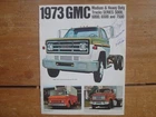 1973 GMC Medium & Heavy Duty Trucks Brochure. Canadian
