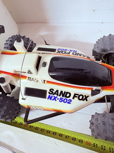 Sand Fox Buggy Yonezawa 1:15 Turbo RC, Chauffante Vintage Japan - Photo 7 sur 13