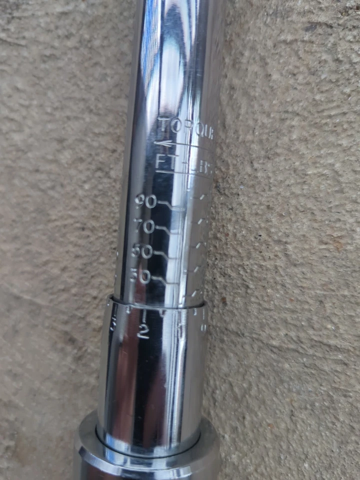 Привод PROTO 6012C 3/8 дюйма 20 - 100 футов/фунт Динамометрический ключ с храповой головкой - Изображение 4 из 4