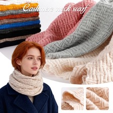 Women's Cashmere Neck Warmer Warm Neck Protection Versatile Pullover Neck Scarf.