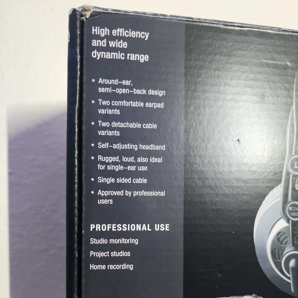 AKG K240MKII Over the Ear Headphones - Black Tested! - Image 3 of 4