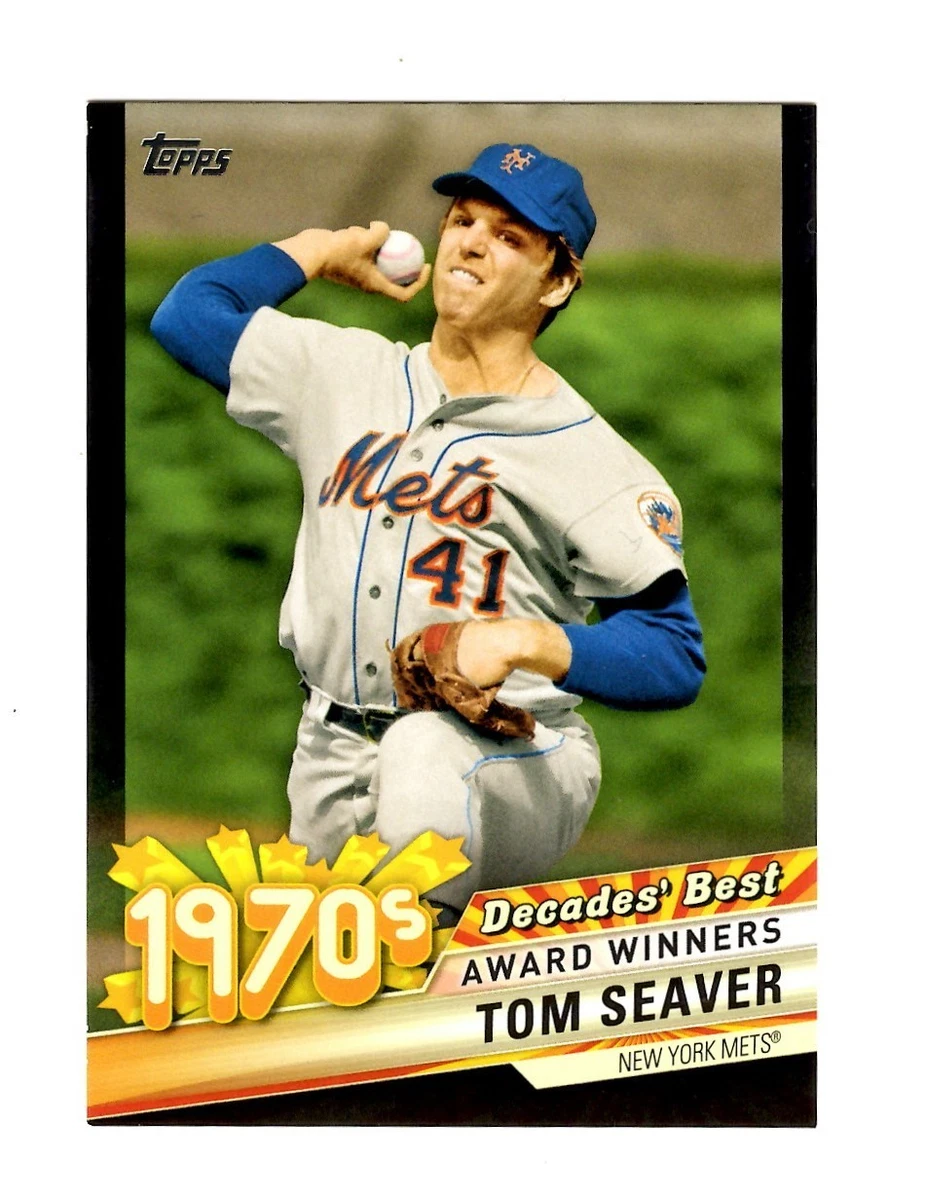 Topps Tom Seaver Baseball Serial Numbered Sports Trading Cards