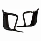 Gloss Black Front Bumper Canards for Abarth 2016-2024 599 595 695 PAIR