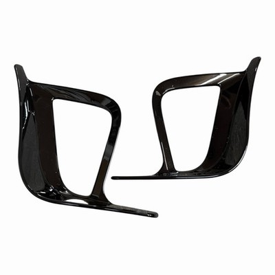 Gloss Black Front Bumper Canards for Abarth 2016-2024 599 595 695 PAIR