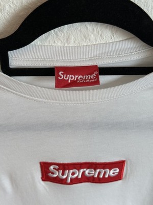 Supreme Box Logo T-Shirt Weiß Red Box Logo Streetwear Tee Kinder/Damen
