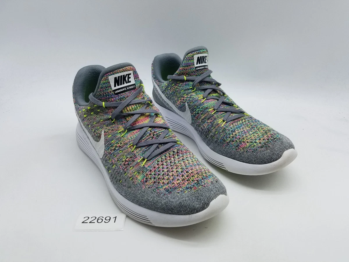 Nike Lunarepic Flyknit 2 Gray Sneaker Men’s Size 9.5 Nike Lunar Epic Low Flyknit 2 Explorer Men main image 2