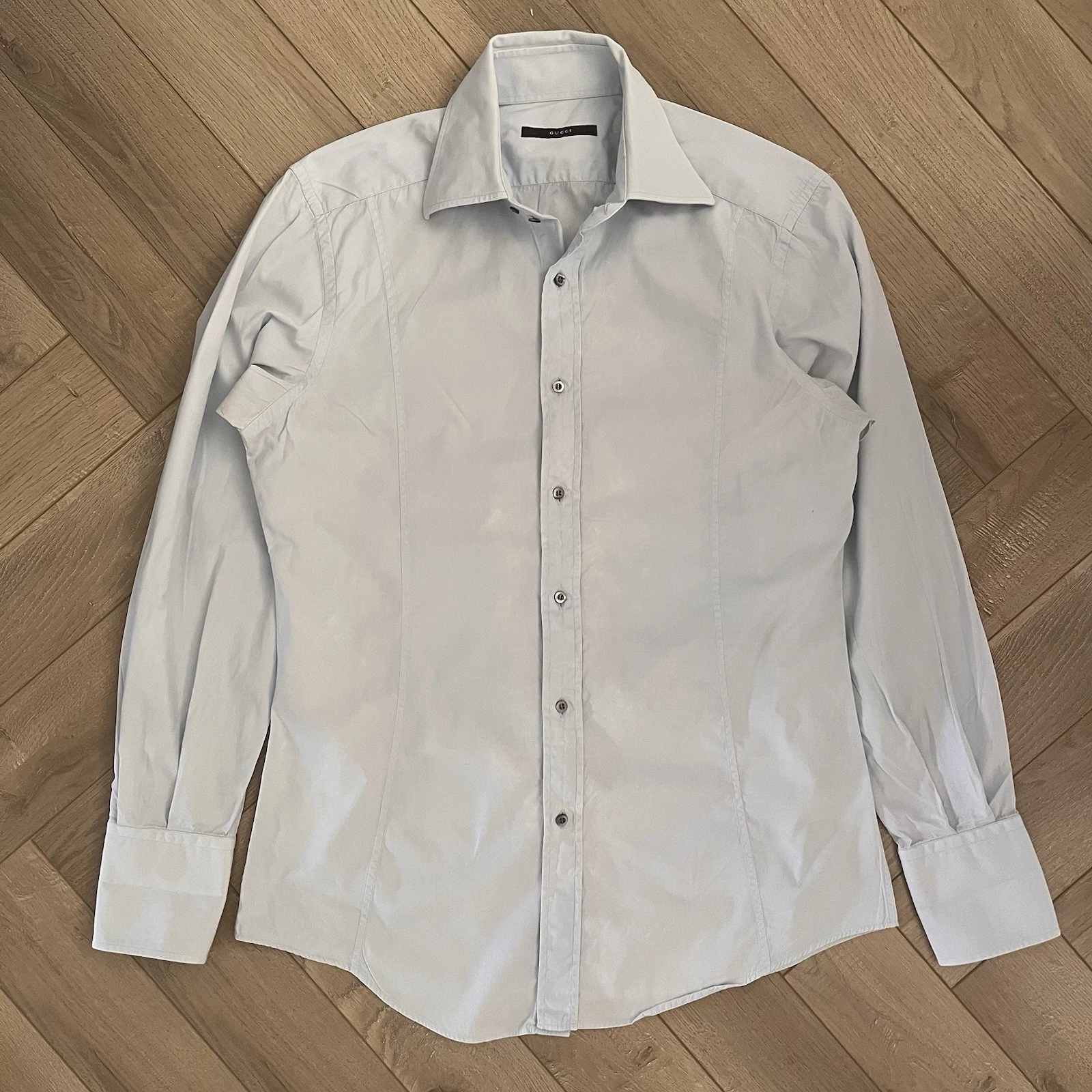 Camicia elegante Gucci blu pallido