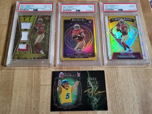 2021 Trey Lance Gold Auto Collection💥Mythical💥Crusade💥XR Triple Threats💥Wild