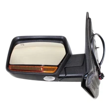 Mirror For 2009-2010 Ford Expedition Left Power Heated Chrome with Signal Light
