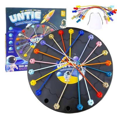 Brainy Knots Rope Untangling Game，Children's Rope Challenge Game，Strategy Untan