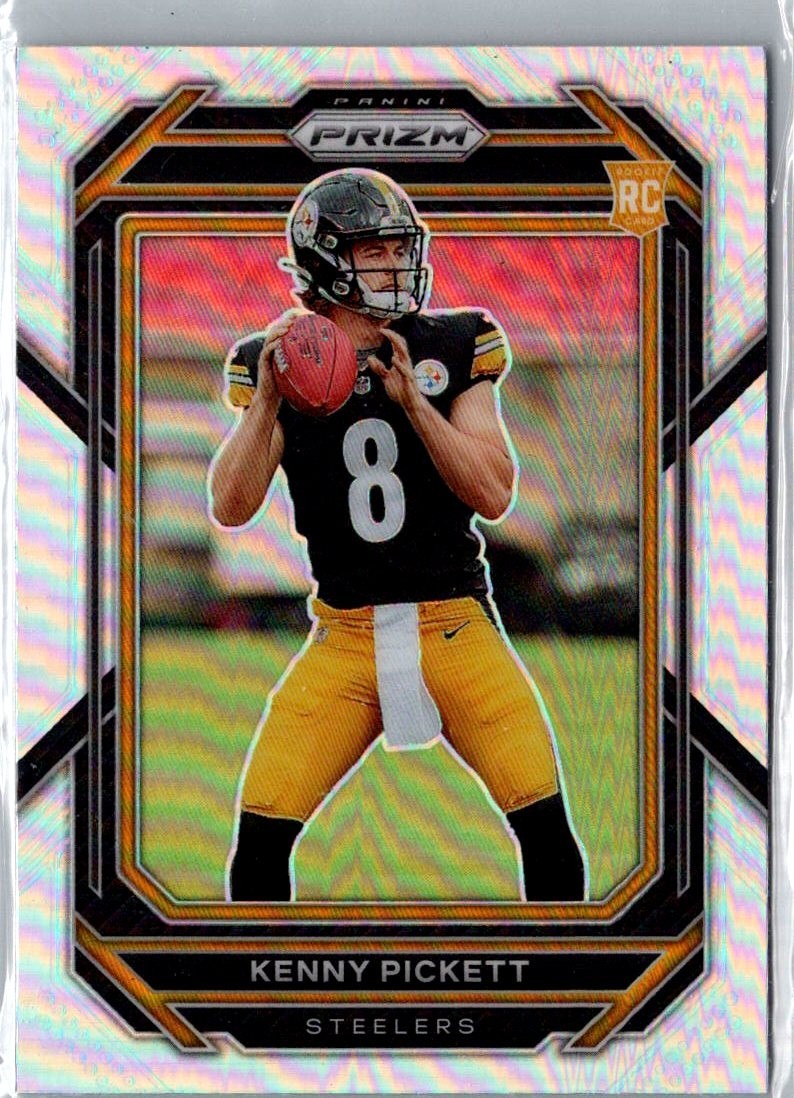 2022 Panini Prizm Kenny Pickett Silver Prizm Rookie Steelers NFL #301