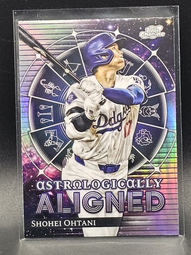 Shohei Ohtani #AA-4 — 2024 Topps Cosmic Chrome Astrologically Aligned baseball card
