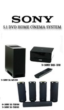 SONY 5.1 Dolby Surround DVD Heimkinosystem Lautsprecher Set Subwoofer