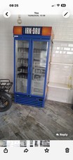Commercial Upright Double Glass Door Display Fridge Floor Model