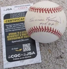 Harmon Killebrew (d. 2011) Signed & Inscribed OAL Baseball JSA Authentic TWINS