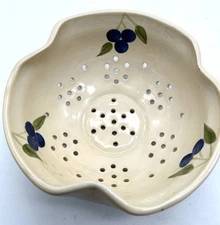 Rommel Nuevo For Salerno Pottery Berry Colander Strainer 7.5”